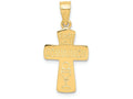 FJC Finejewelers 14k Yellow Gold First Holy Communion Cross Charm