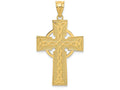 FJC Finejewelers 14k Yellow Gold Irish Cross Charm