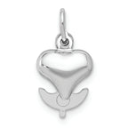 FJC Finejewelers 14k White Gold Heart  Cross And Anchor Charm
