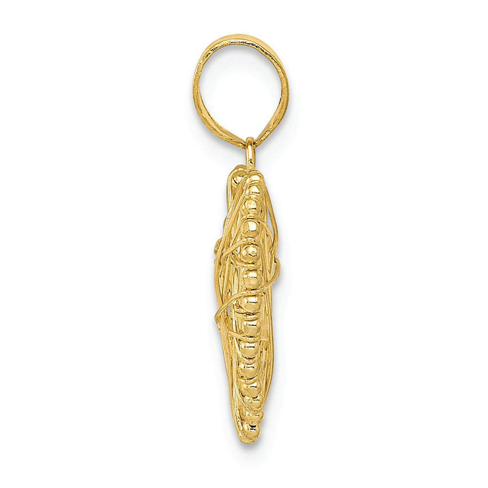 FJC Finejewelers 14k Yellow Gold Open Wire Heart Charm