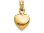 FJC Finejewelers 14k Yellow Gold Polished Mini Heart Charm