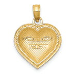 FJC Finejewelers 14k Yellow Gold Polished Heart Charm