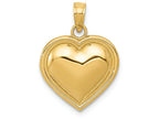 FJC Finejewelers 14k Yellow Gold Polished Heart Charm