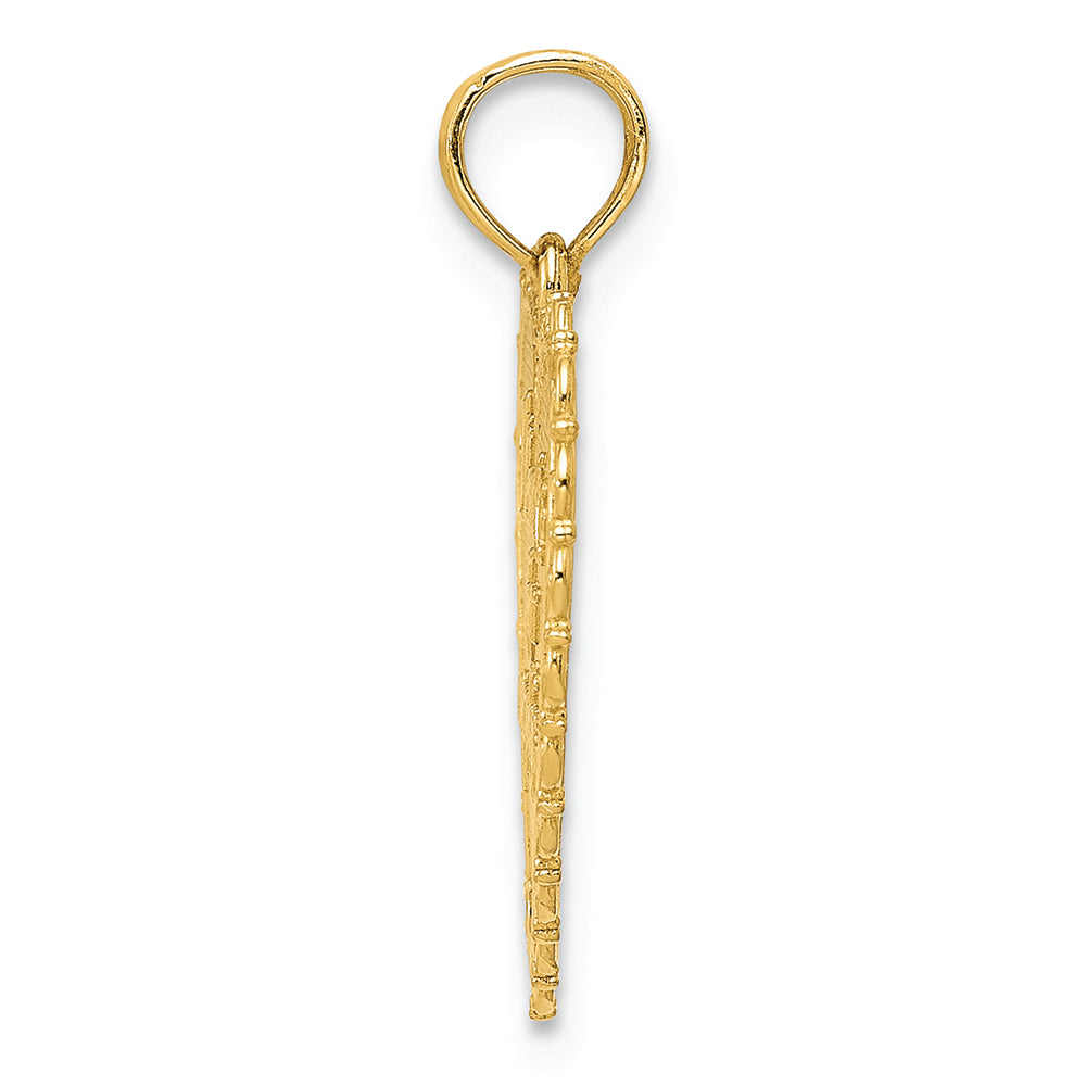 FJC Finejewelers 14k Yellow Gold Polished For My Mom Thanks For Everything Charm