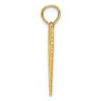 FJC Finejewelers 14k Yellow Gold Polished For My Mom Thanks For Everything Charm