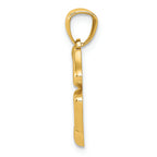 FJC Finejewelers 14k Yellow Gold Polished 4 Leaf Clover Charm