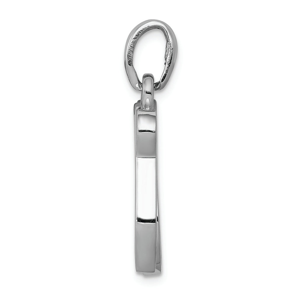 FJC Finejewelers 14k White Gold Chai " Life" Charm