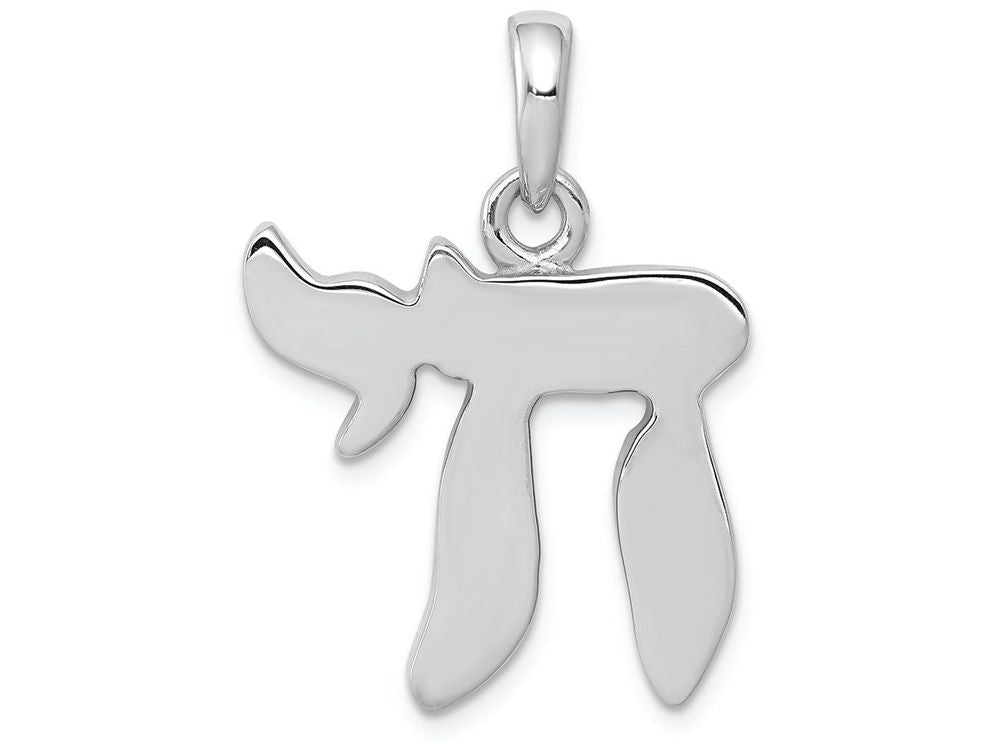 FJC Finejewelers 14k White Gold Chai " Life" Charm