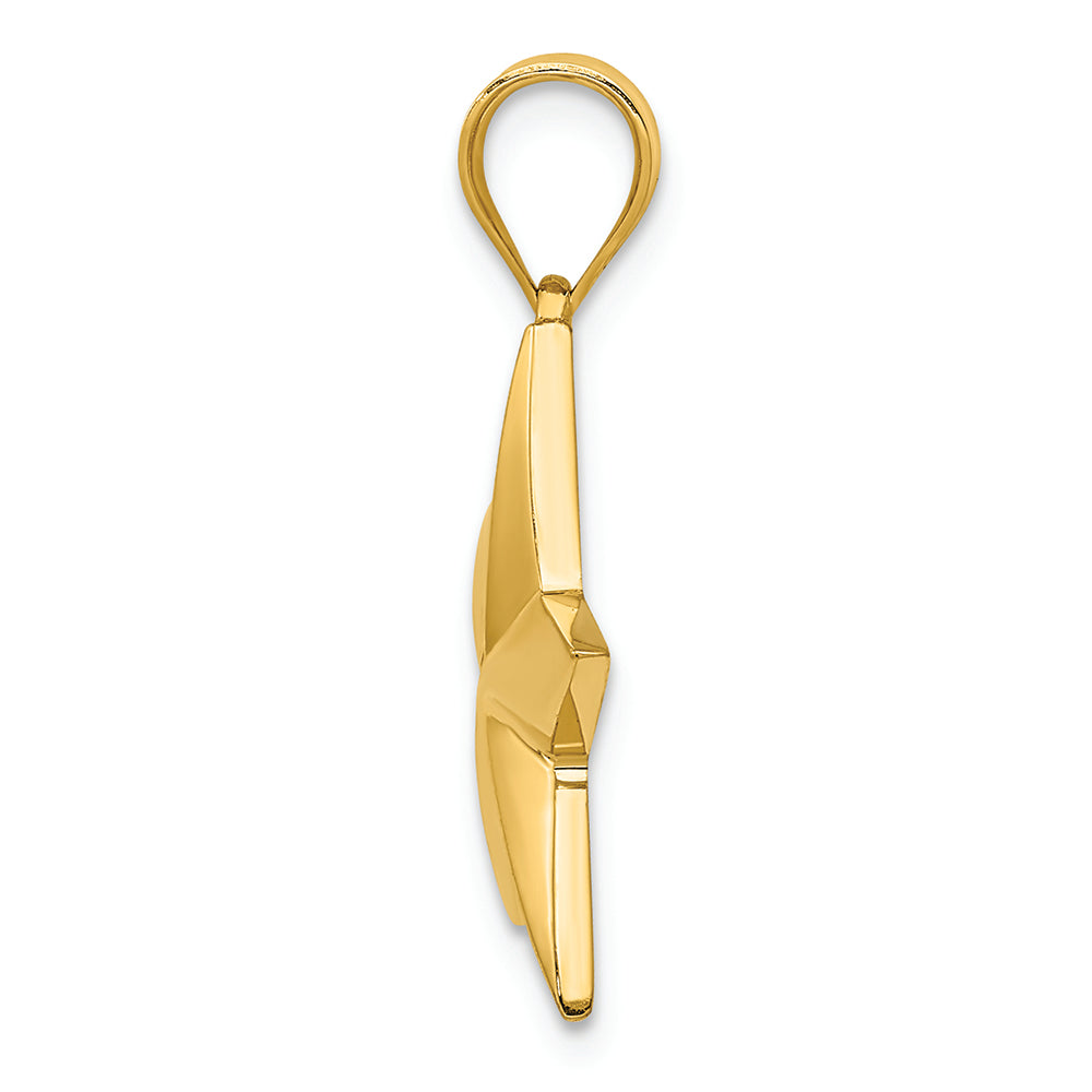 FJC Finejewelers 14k Yellow Gold Polished Star Charm