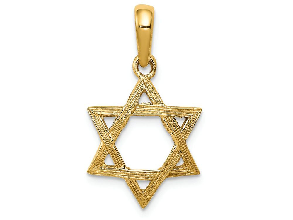 FJC Finejewelers 14k Yellow Gold Star Of David Charm