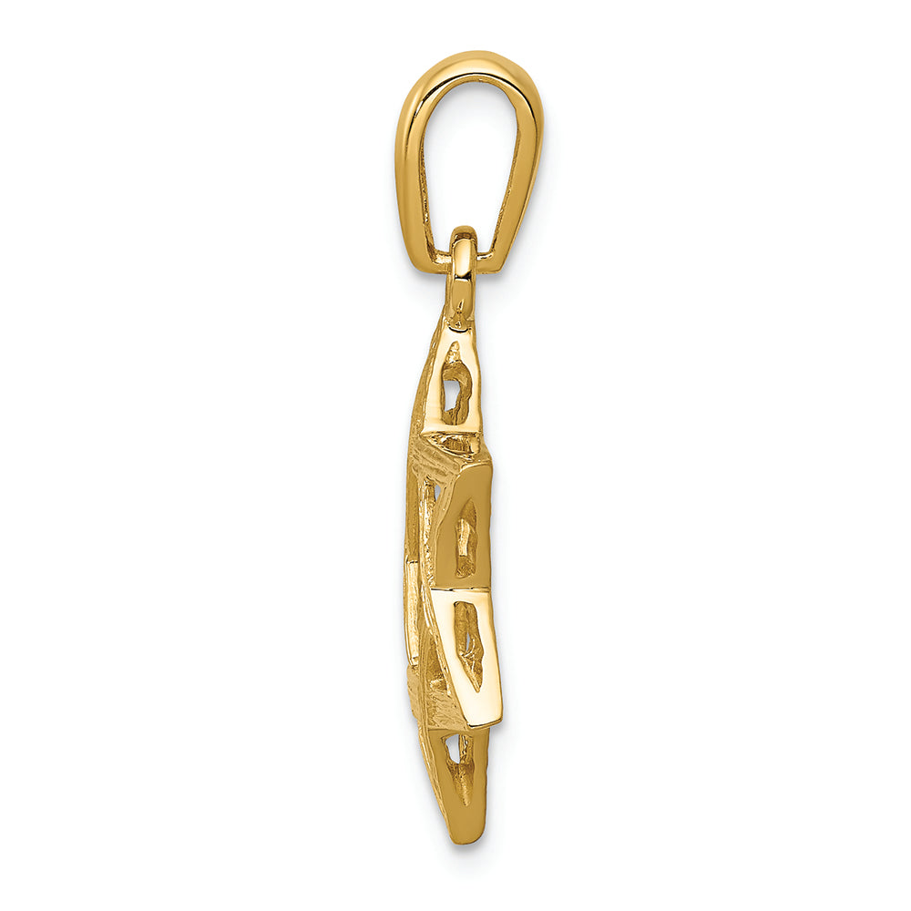 FJC Finejewelers 14k Yellow Gold Star Of David Charm
