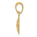 FJC Finejewelers 14k Yellow Gold Polished Sand Dollar Charm