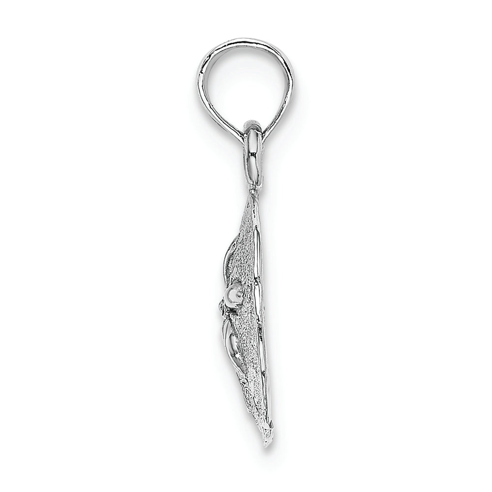 FJC Finejewelers 14k White Gold White Sand Dollar Charm