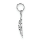 FJC Finejewelers 14k White Gold White Sand Dollar Charm