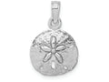 FJC Finejewelers 14k White Gold White Sand Dollar Charm