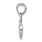 FJC Finejewelers 14k White Gold Sand Dollar Charm