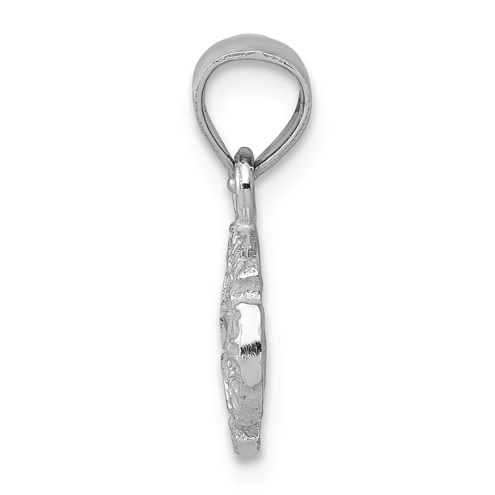 FJC Finejewelers 14k White Gold Sand Dollar Charm