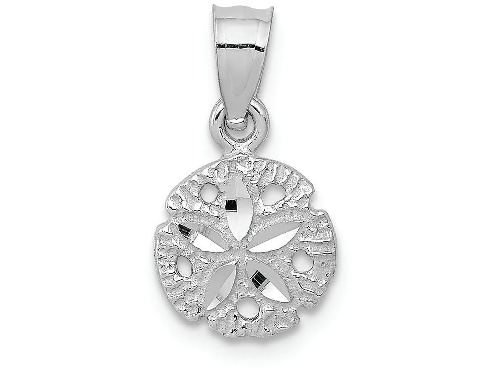 FJC Finejewelers 14k White Gold Sand Dollar Charm