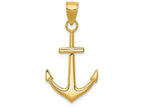FJC Finejewelers 14k Yellow Gold Polished Anchor Charm