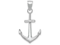FJC Finejewelers 14k White Gold Gold Polished Anchor Charm