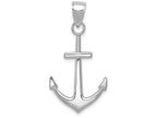 FJC Finejewelers 14k White Gold Gold Polished Anchor Charm