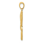 FJC Finejewelers 14k Yellow Gold Nefertiti Profile Charm