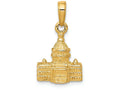 FJC Finejewelers 14k Yellow Gold 3d Washington D.c. Capital Building Charm