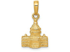 FJC Finejewelers 14k Yellow Gold 3d Washington D.c. Capital Building Charm
