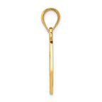 FJC Finejewelers 14k Yellow Gold Usa Flag Enameled Charm