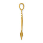 FJC Finejewelers 14k Yellow Gold Polished Arrow Charm