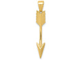 FJC Finejewelers 14k Yellow Gold Polished Arrow Charm