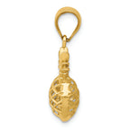 FJC Finejewelers 14k Yellow Gold Polished 3d Pineapple Charm