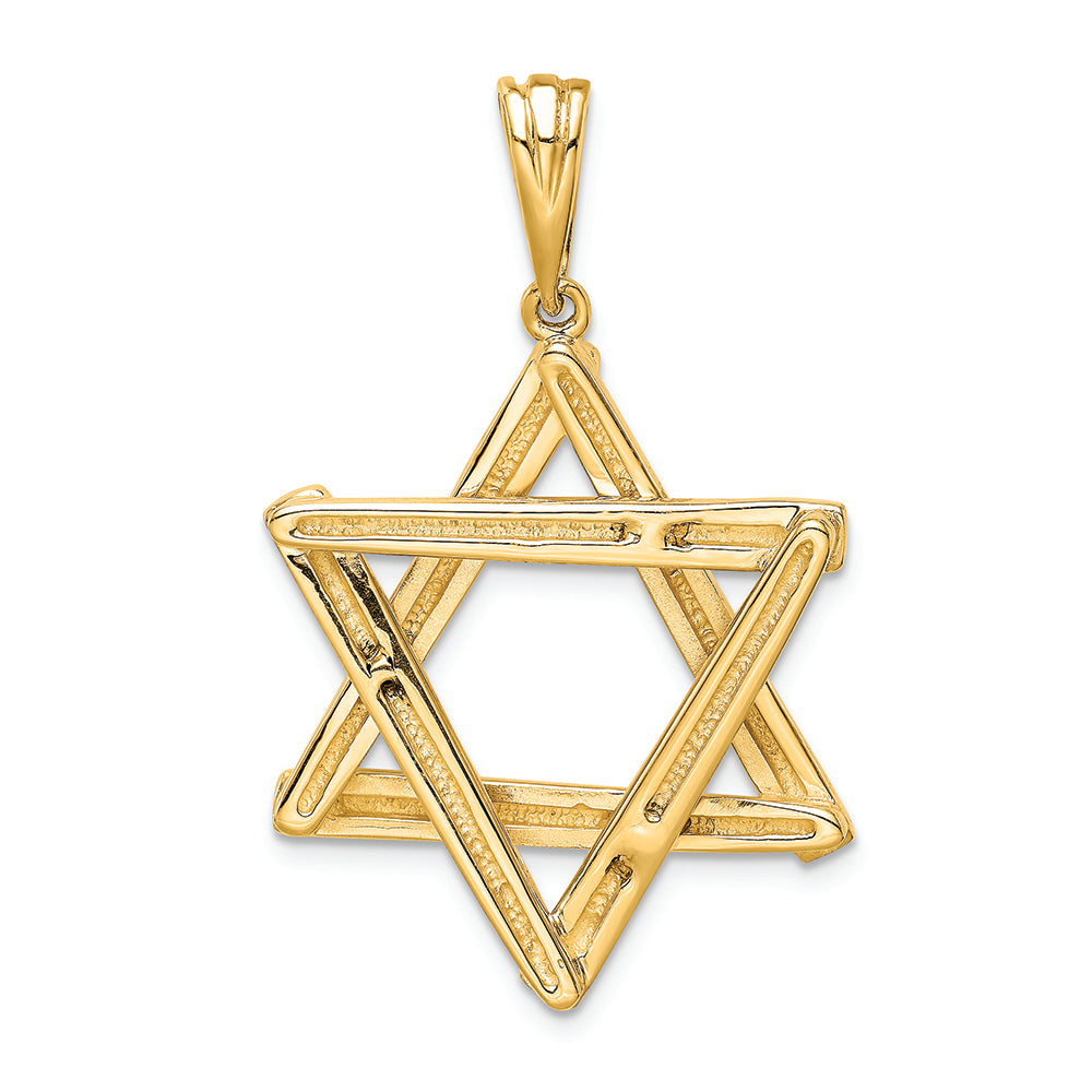 FJC Finejewelers 14k Yellow Gold Star Of David Charm