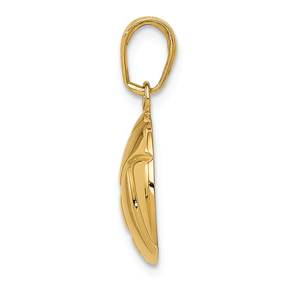 FJC Finejewelers 14k Yellow Gold Polished Volleyball Charm