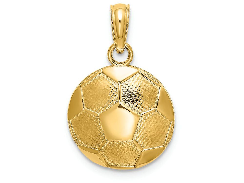 FJC Finejewelers 14k Yellow Gold Soccer Ball Charm
