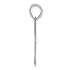 FJC Finejewelers 14k White Gold Double Tennis Racquet Charm
