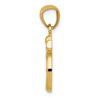FJC Finejewelers 14k Yellow Gold Polished Om Symbol Charm