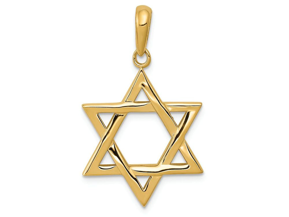 FJC Finejewelers 14k Yellow Gold Star Of David Charm