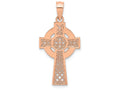 FJC Finejewelers 14k Rose Gold Celtic Cross Charm
