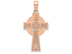 FJC Finejewelers 14k Rose Gold Celtic Cross Charm