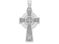 FJC Finejewelers 14k White Gold Celtic Cross Charm