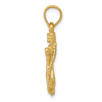 FJC Finejewelers 14k Yellow Gold Polished Mariner Crucifix Charm