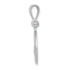 FJC Finejewelers 14k White Gold Claddagh Charm