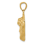 FJC Finejewelers 14k Yellow Gold Polished  Large Jesus Head with Crown Charm