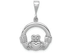 FJC Finejewelers 14k White Gold Claddagh Charm