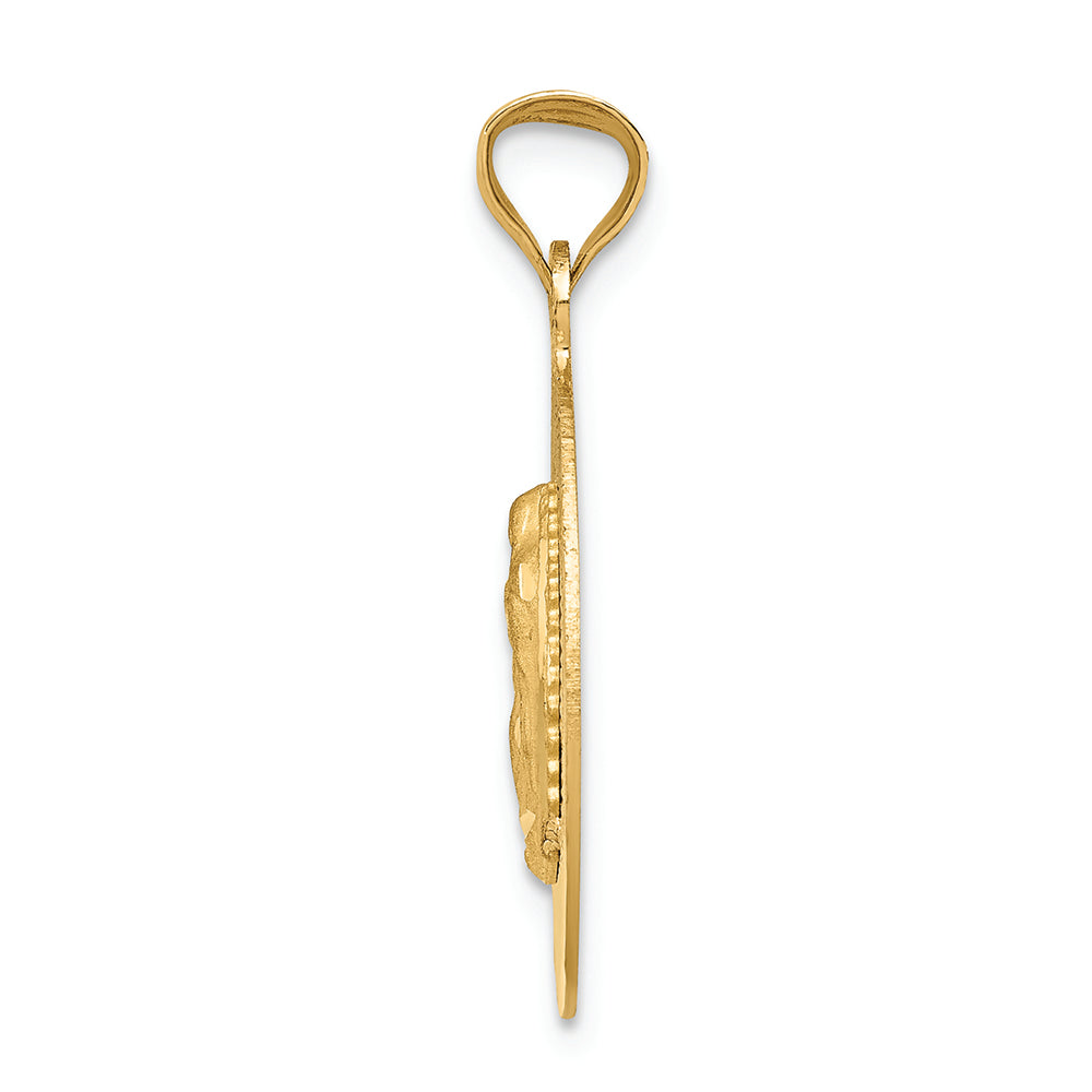 FJC Finejewelers 14k Yellow Gold Our Lady Of Guadalupe Charm