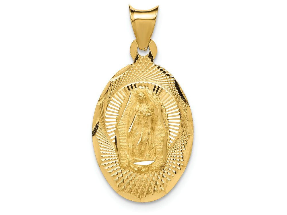 FJC Finejewelers 14k Yellow Gold Our Lady Of Guadalupe Charm