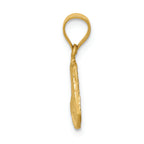 FJC Finejewelers 14k Yellow Gold Satin Bright Cut Mary Charm