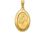 FJC Finejewelers 14k Yellow Gold Saint Anthony Oval Medal Charm
