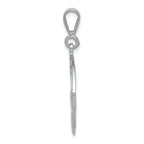 FJC Finejewelers 14k White Gold Claddagh Charm